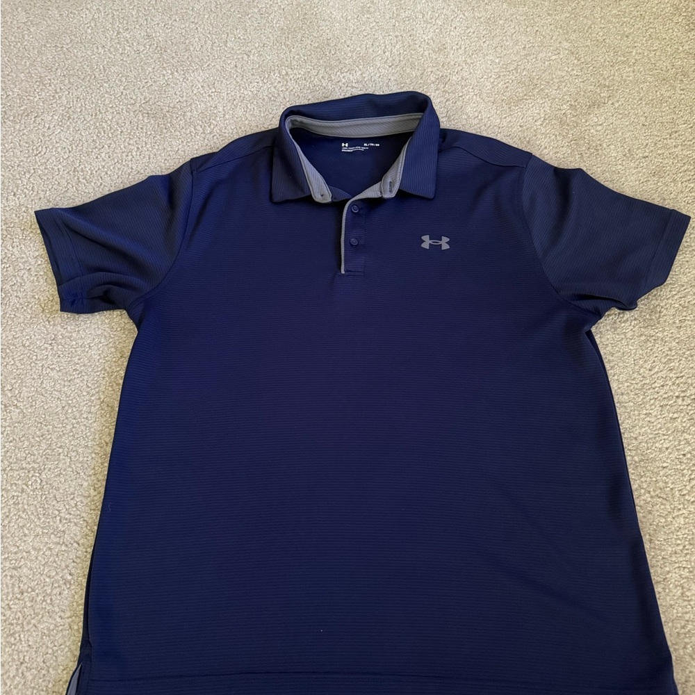 Under Armour Men's Dark Blue Polo Shirt